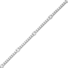 Thumbnail Image 2 of White Lab-Created Sapphire Line Bracelet Sterling Silver 7.25&quot;