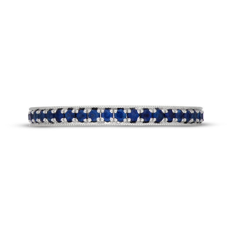 Neil Lane Natural Blue Sapphire Anniversary Ring 14K White Gold