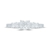 Thumbnail Image 2 of Princess-Cut Diamond Five-Stone Engagement Ring 1 ct tw 14K White Gold