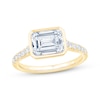 Thumbnail Image 0 of Lab-Created Diamonds by KAY Emerald-Cut Bezel-Set Engagement Ring 2-3/8 ct tw 14K Yellow Gold