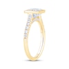 Thumbnail Image 1 of Lab-Created Diamonds by KAY Emerald-Cut Bezel-Set Engagement Ring 2-3/8 ct tw 14K Yellow Gold