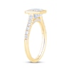 Thumbnail Image 2 of Now + Forever Lab-Grown Diamonds East West Emerald-Cut Bezel-Set Engagement Ring 2-3/8 ct tw 14K Yellow Gold