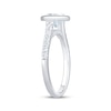 Thumbnail Image 2 of Now + Forever Lab-Grown Diamonds East West Oval-Cut Bezel-Set Engagement Ring 2-3/8 ct tw 14K White Gold