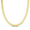 Thumbnail Image 1 of Curb Chain Necklace 6.95mm Solid 10K Yellow Gold 20&quot;