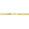 Thumbnail Image 3 of Curb Chain Necklace 6.95mm Solid 10K Yellow Gold 20&quot;
