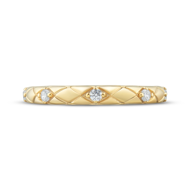 Main Image 3 of Now + Forever Diamond Five-Stone Anniversary Ring 1/10 ct tw 14K Yellow Gold