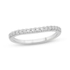 Thumbnail Image 1 of Now + Forever Lab-Grown Diamonds Contour Anniversary Ring 1/4 ct tw 14K White Gold