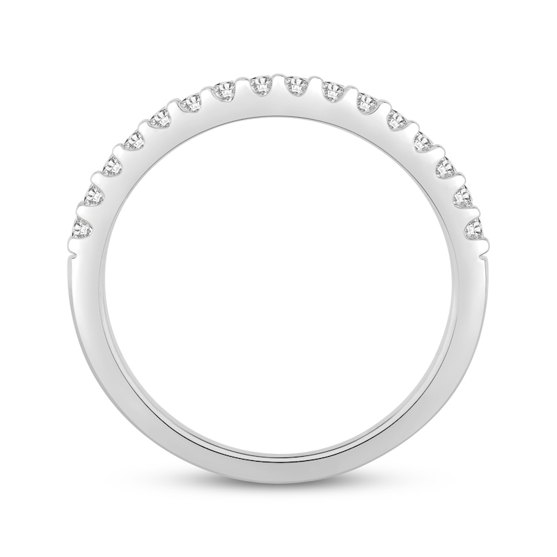 Main Image 3 of Now + Forever Lab-Grown Diamonds Contour Anniversary Ring 1/4 ct tw 14K White Gold