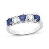 Thumbnail Image 2 of Blue & White Lab-Created Sapphire Gift Set Sterling Silver