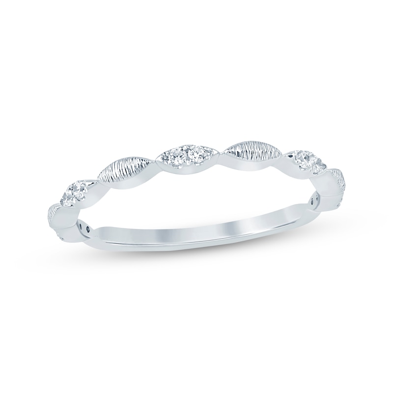 Main Image 1 of Now + Forever Diamond Anniversary Ring 1/10 ct tw 10K White Gold