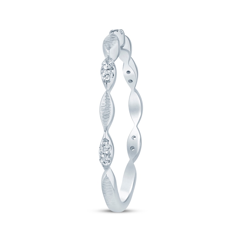 Main Image 2 of Now + Forever Diamond Anniversary Ring 1/10 ct tw 10K White Gold