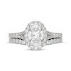 Thumbnail Image 3 of Neil Lane Oval-Cut Diamond Halo Bridal Set 2-1/5 ct tw 14K White Gold