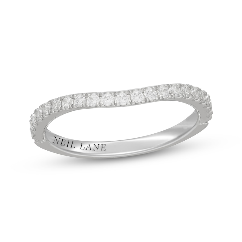 Main Image 7 of Neil Lane Diamond Contour Wedding Band 1/3 ct tw 14K White Gold