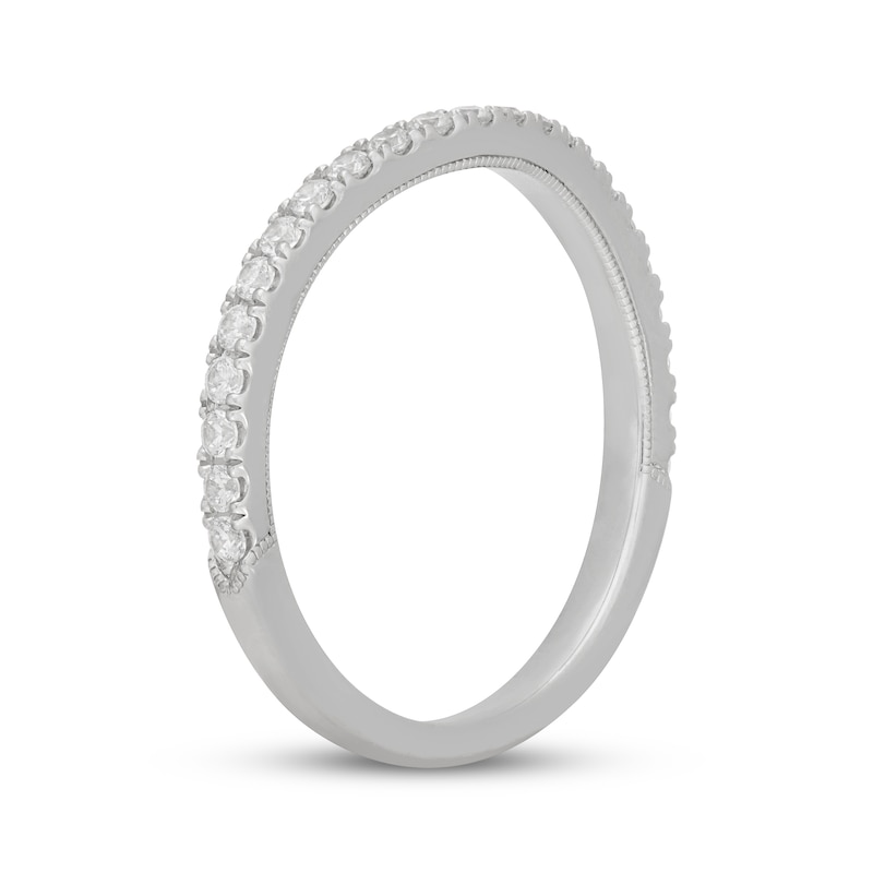 Main Image 8 of Neil Lane Diamond Contour Wedding Band 1/3 ct tw 14K White Gold