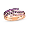 Thumbnail Image 1 of Le Vian Good Karma Pink Sapphire Ombré Coil Ring 14K Strawberry Gold®