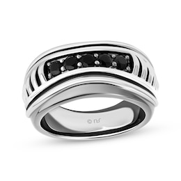 Men's Star Wars Kylo Ren Black Onyx Ring Sterling Silver