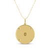 Thumbnail Image 3 of STUDIO BY KAY Diamond Compass Necklace 1/10 ct tw 24K Yellow Gold-Plated Sterling Silver 18&quot;