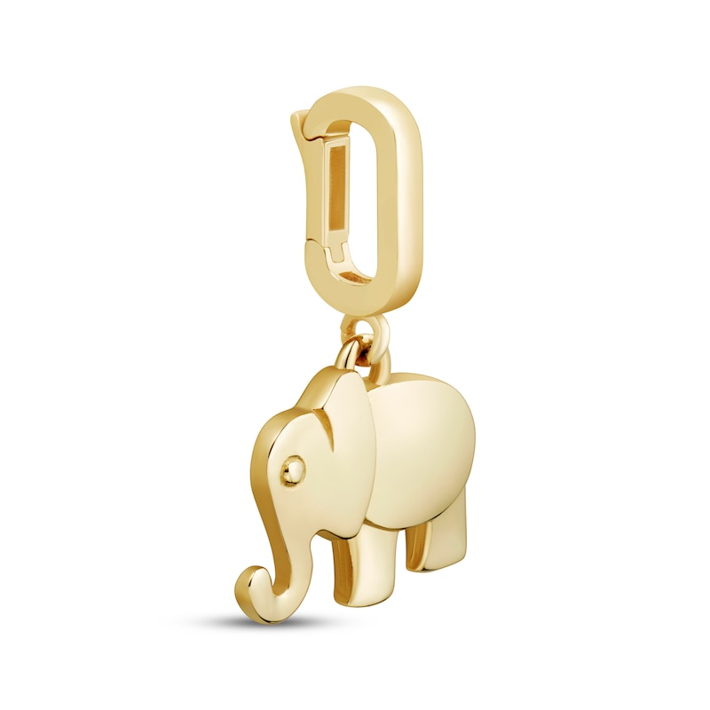 Main Image 2 of Charmed Memories Elephant Charm 10K Yellow Gold