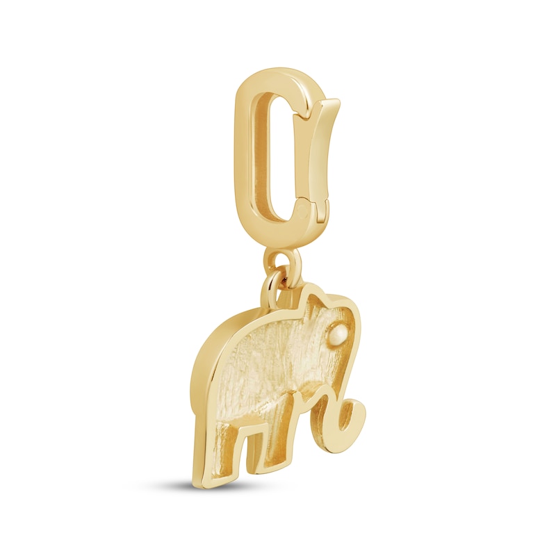 Main Image 3 of Charmed Memories Elephant Charm 10K Yellow Gold