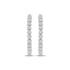 Thumbnail Image 2 of Lab-Grown Diamond Hoop Earrings 5/8 ct tw Sterling Silver