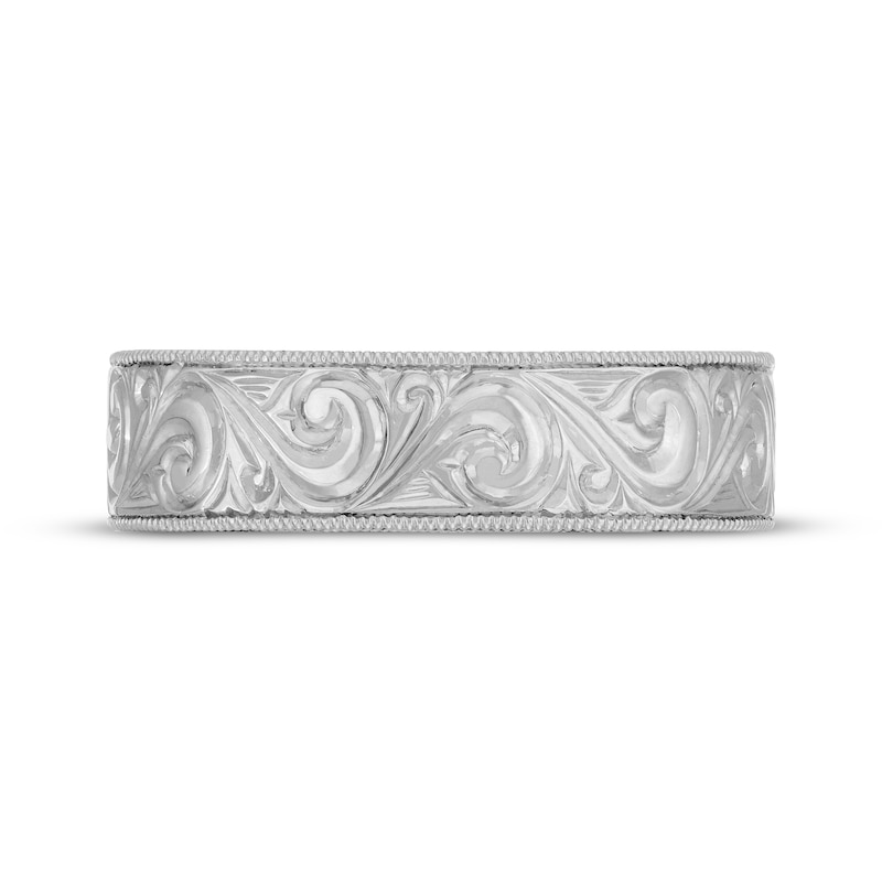Main Image 3 of Neil Lane Men's Black Diamond Wedding Band 1/3 ct tw 14K White Gold