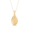Thumbnail Image 1 of Children's Virgin Mary Medal Necklace 14K Yellow Gold 13"