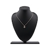 Thumbnail Image 5 of Diamond Double Open Teardrop Necklace 1/10 ct tw 10K Rose Gold 18"