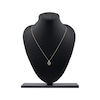 Thumbnail Image 6 of Diamond Double Open Teardrop Necklace 1/10 ct tw 10K Rose Gold 18"