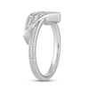 Thumbnail Image 5 of True Fans New England Patriots 1/15 ct tw Diamond Ring Sterling Silver
