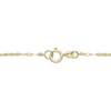 Thumbnail Image 3 of 3.2mm Mirror Chain Station Necklace Solid 10K Yellow Gold 18"