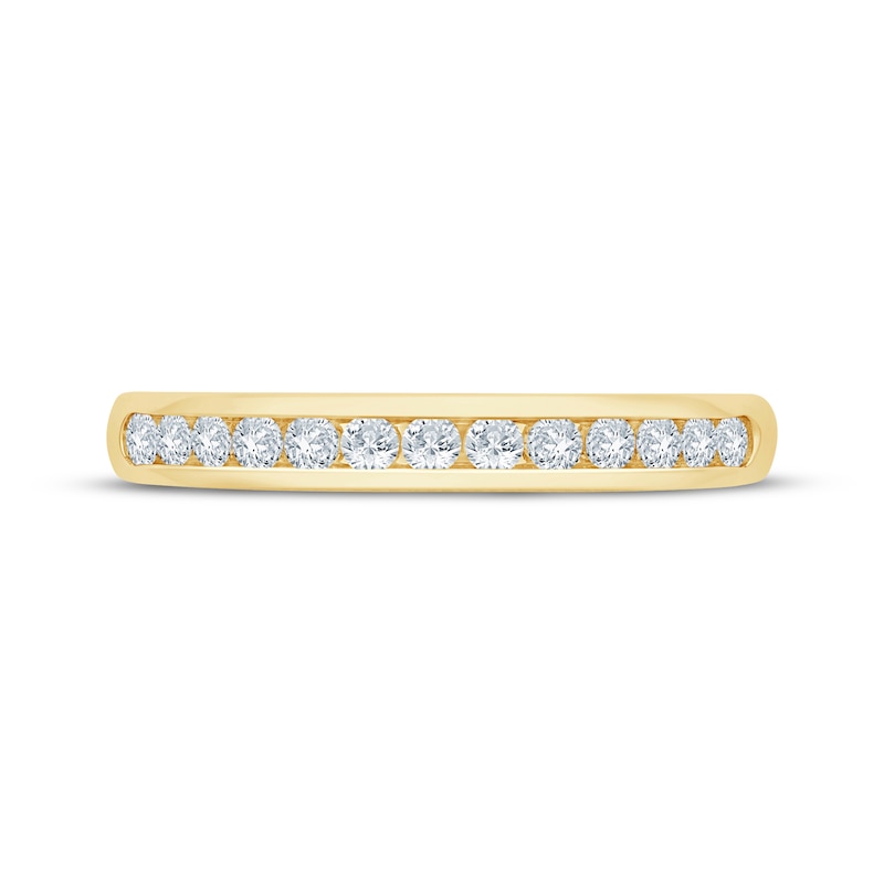 Main Image 3 of Now + Forever Diamond Channel-Set Anniversary Ring 1/4 ct tw 14K Yellow Gold