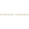 Thumbnail Image 2 of Cultured Pearl & Mariner Chain Bracelet 10K Yellow Gold 7.25"