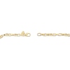 Thumbnail Image 3 of 4mm Oval Link Chain Bracelet Hollow 10K Yellow Gold 7.5"