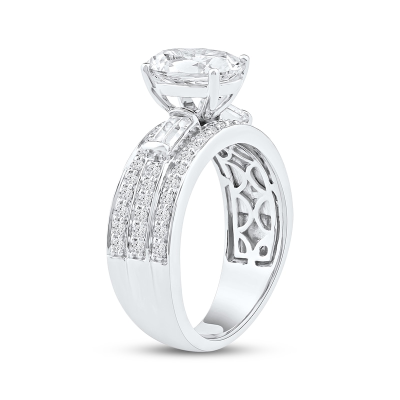 Main Image 2 of Now + Forever Lab-Grown Diamonds Oval-Cut Engagement Ring 2-1/4 ct tw 14K White Gold