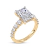 Thumbnail Image 2 of Now + Forever Lab-Grown Diamonds Radiant-Cut Engagement Ring 3-3/4 ct tw 14K Yellow Gold