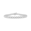 Thumbnail Image 1 of KAY Lab-Grown Diamonds Men's Tennis Bracelet 11 ct tw Sterling Silver 8.5"