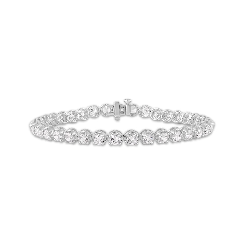 Main Image 1 of KAY Lab-Grown Diamonds Men's Tennis Bracelet 11 ct tw Sterling Silver 8.5"