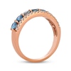 Thumbnail Image 3 of Le Vian Montana Sapphire Ombré Ring 1/5 ct tw Diamonds 14K Strawberry Gold