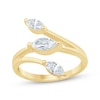 Thumbnail Image 1 of KAY Lab-Grown Diamonds Marquise-Cut Bypass Wrap Ring 3/4 ct tw 10K Yellow Gold