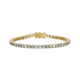 Le Vian Natural Montana Sapphire Ombré Line Bracelet 14K Honey Gold 7"