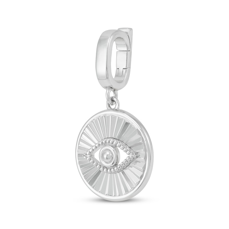 Main Image 2 of Charmed Memories Evil Eye Sun Charm Sterling Silver