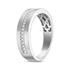 Thumbnail Image 2 of Now + Forever Men's Diamond Satin-Finish Wedding Band 1/5 ct tw 10K White Gold