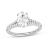 Thumbnail Image 1 of Now + Forever Lab-Grown Diamonds Oval-Cut Split Shank Engagement Ring 1-1/3 ct tw 14K White Gold