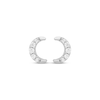 Thumbnail Image 2 of KAY Lab-Grown Diamonds Crescent Moon Stud Earrings 1/10 ct tw Sterling Silver