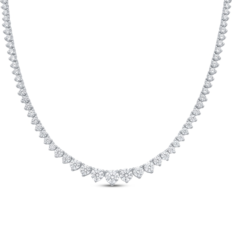 Main Image 1 of KAY Lab-Grown Diamonds Riviera Necklace 5 ct tw 10K White Gold 16"