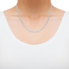 Thumbnail Image 4 of KAY Lab-Grown Diamonds Riviera Necklace 5 ct tw 10K White Gold 16"