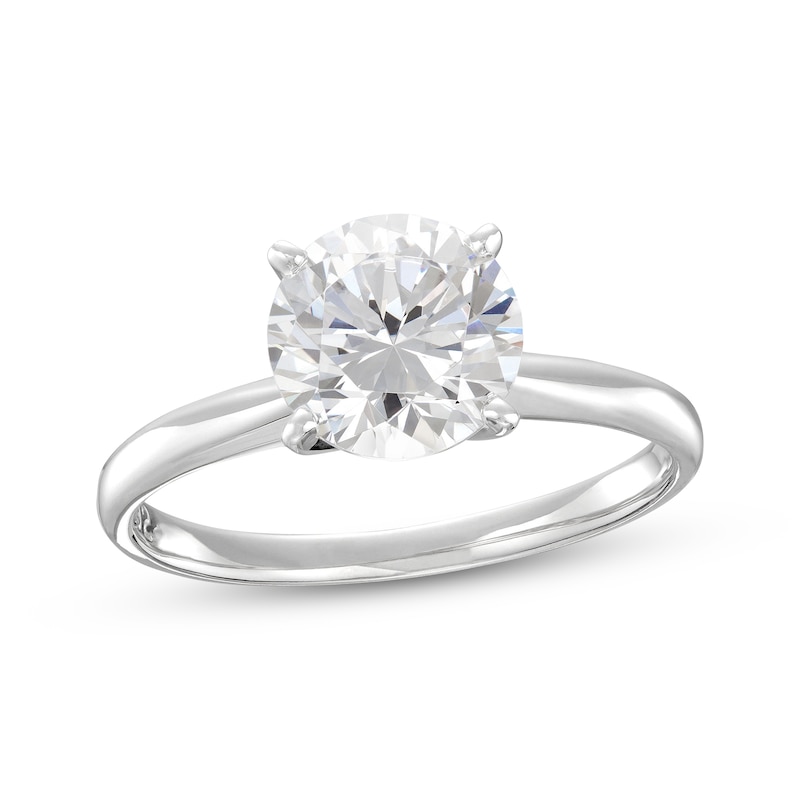 Main Image 1 of Now + Forever Certified Solitaire Round-cut Diamond Engagement Ring 2 ct tw 14K White Gold (I/I2)