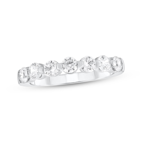 Diamond Anniversary Ring 7/8 ct tw 14K White Gold