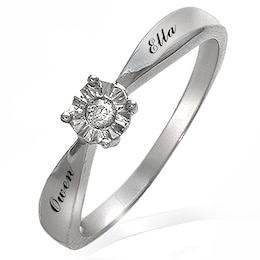 1/20 Carat t.w. Diamond Promise Ring