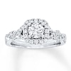 Thumbnail Image 0 of Diamond Engagement Ring 7/8 ct tw Round-cut 14K White Gold